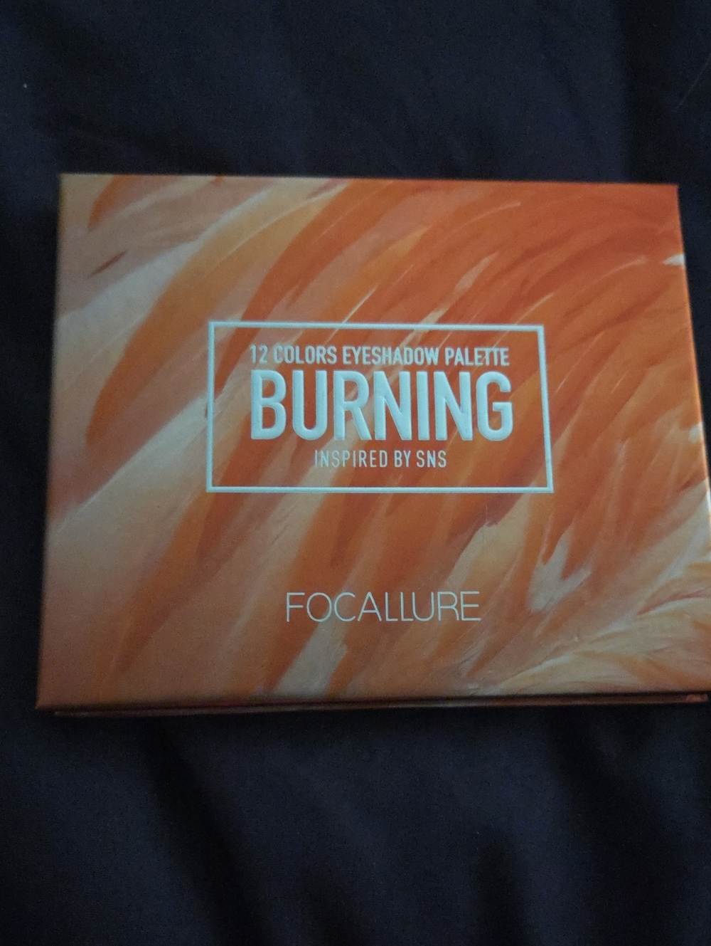 Focallure Burning 12-Color Eyeshadow Palette - Orange
